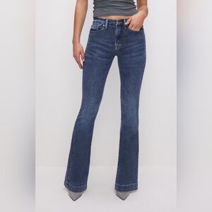 Good American Good Legs Flare Deep V Back (sz 8/29 L)